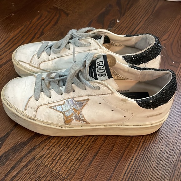 Golden Goose SSENSE Exclusive White Saturday Hi-Star Sneakers